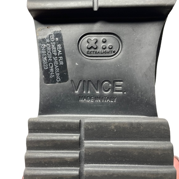 Vince | Claudia Suede & Shearling Boots in Black US 10/EU 40 - Picture 5 of 10